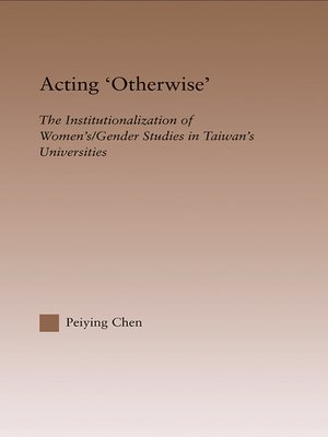 cover image of Acting Otherwise